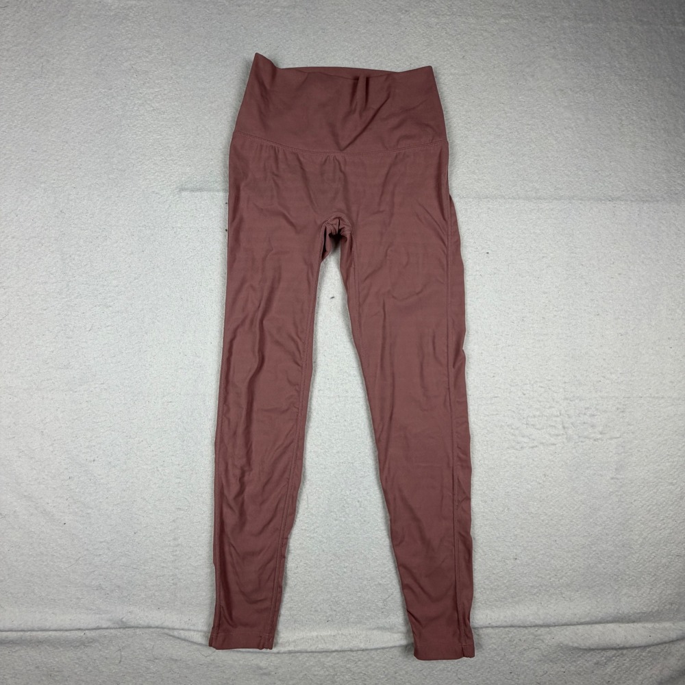 Paragon High Waisted Leggings Mauve Rose Pink Athletic Yoga Pants Womens Small
